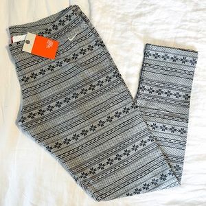 Nike Fair Isle snowflake leggings